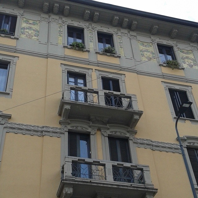 nice façade in Milano