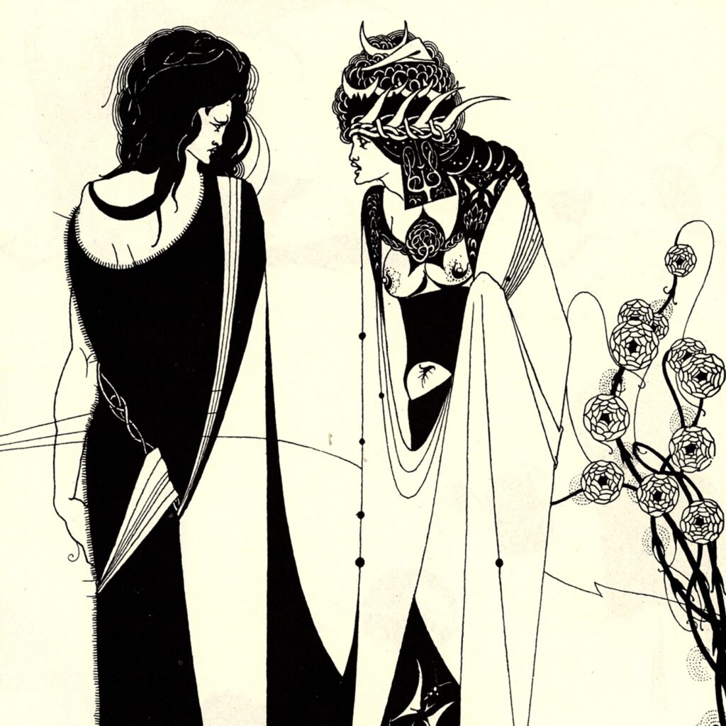 Aestheticism of the illustrator Aubrey Beardsley Art Nouveau Club