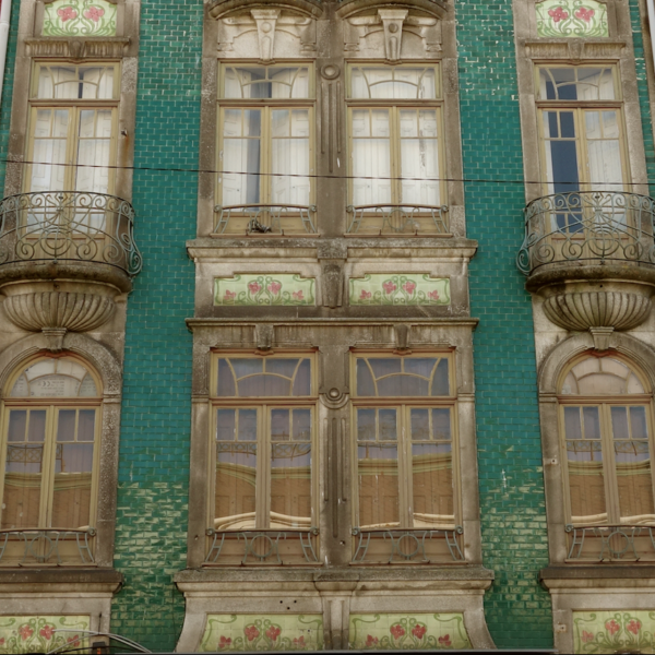 Porto Art Nouveau Arte Nova facade