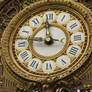 Paris Art Nouveau Belle Epoque - big clock