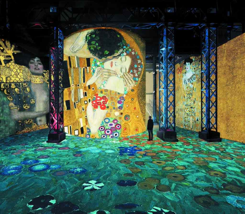 Digital exhibition in Paris Klimt art nouveau
