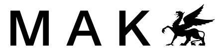 MAK logo, Vienna, Austria.