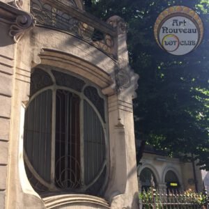 Torino grand window, Art Nouveau Piedmont