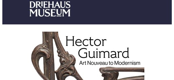 image of the Poster of the exhibition on Hector Guimard at the Driehaus Museum.