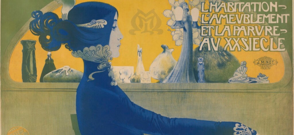 Poster La maison Moderne of A. Mucha.