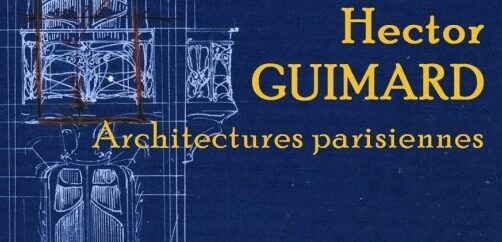 Poster on Hector Guimard, architectures parisiennes exhibition.