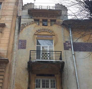 Nice art nouveau home in Lviv, Ukraine.