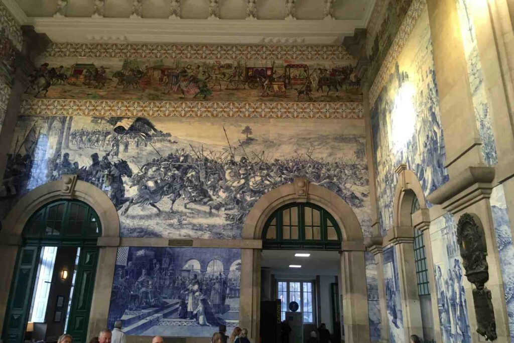 Sao Bento, Porto: May be the most beautiful train station in the World.