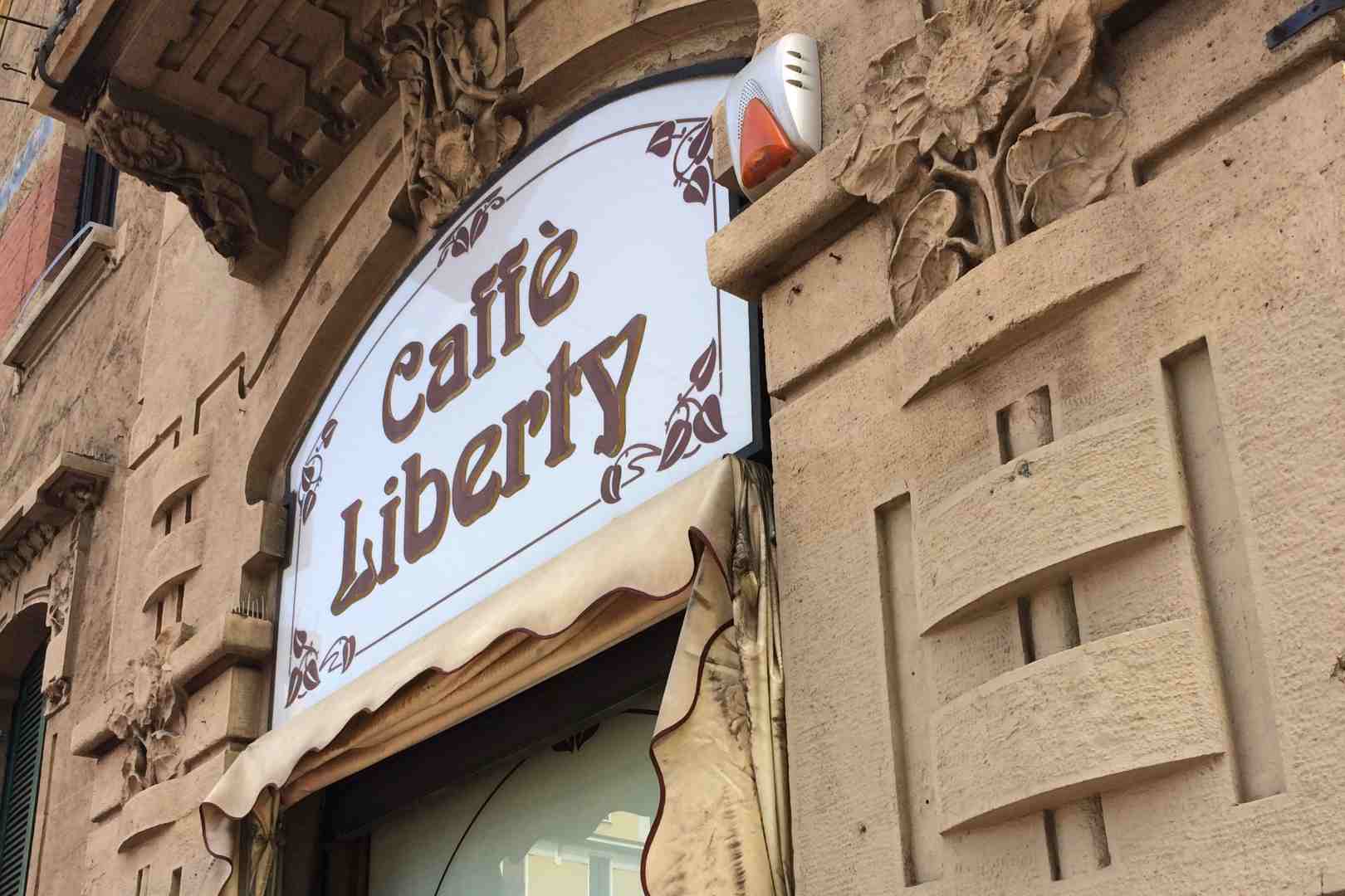 Caffe Liberty is a small place in Milan, but its name is very nice for art nouveau lovers. Milano, Italy.