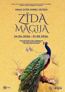 Natural motifs in paintings, painted silk scarves, garments and design objects resonate with the aesthetics of the early 20th century, highlighting the continuity of the Art Nouveau tradition today.